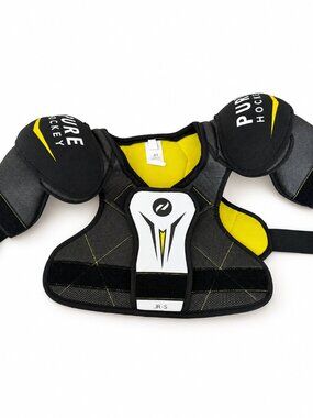 Pure Hockey Junior Small Shoulder Pads Black Ice Hockey Protective Gear l chest